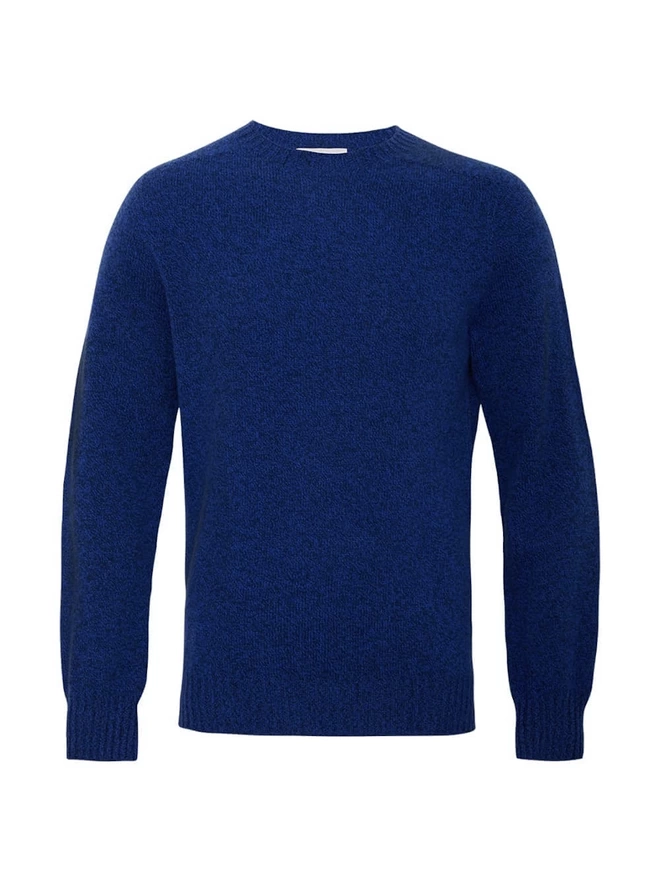 Ellon Lambswool Sweater Deep Blue Marl