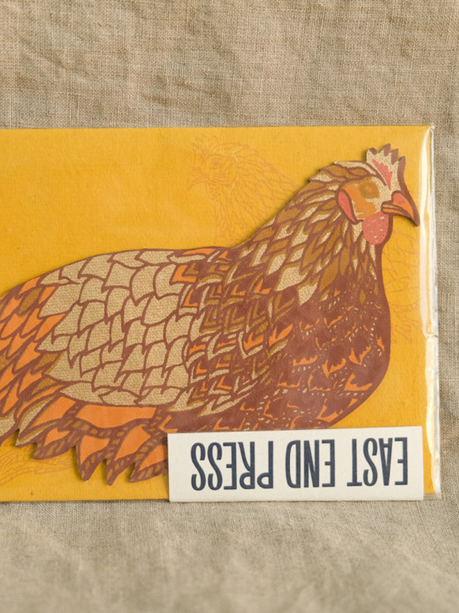 Easter hen card