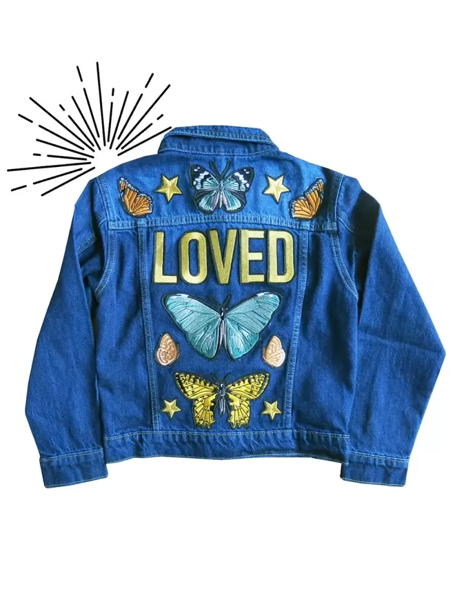 Loved butterfly jacket by Denim and Bone