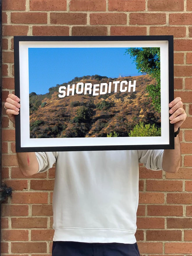 'Shoreditchwood' A2 Art Print For Shoreditch People!