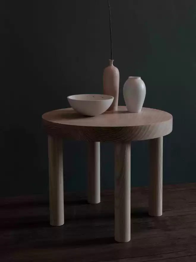 ash side table