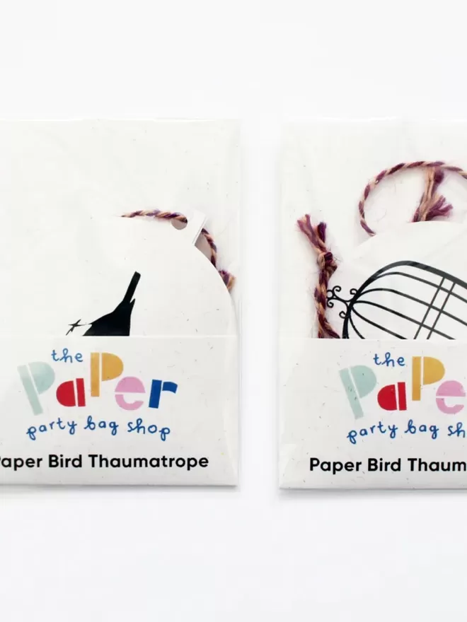 Paper Bird Thaumatrope