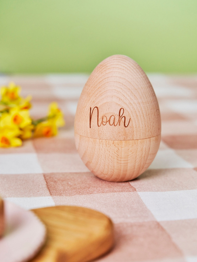 Large Hollow Wooden Easter Egg/s