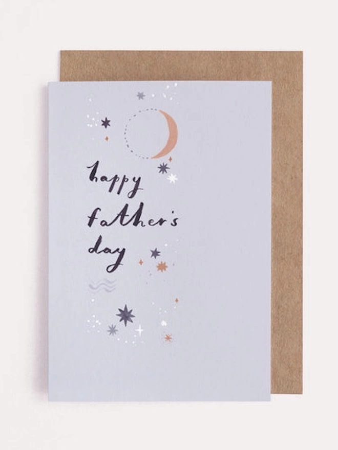 Father's Day Card decorated with stars