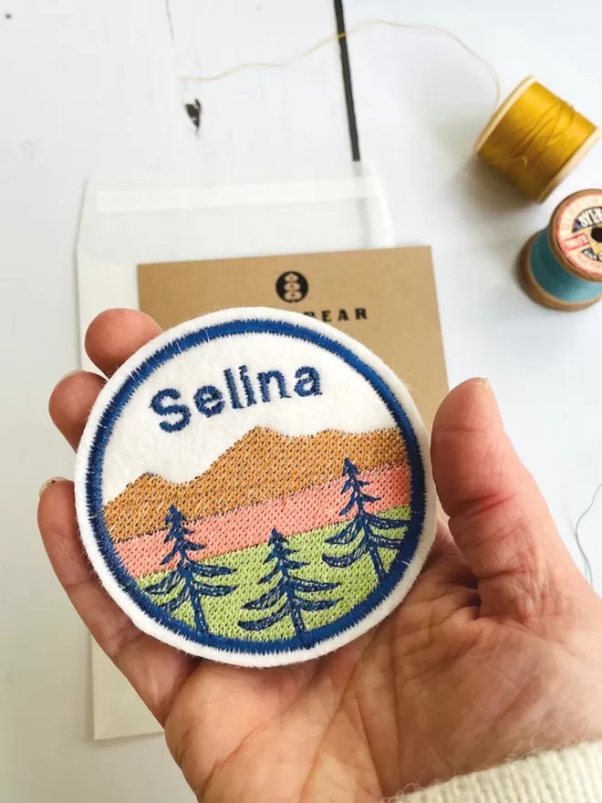 Personalised Mountain Adventure Patch