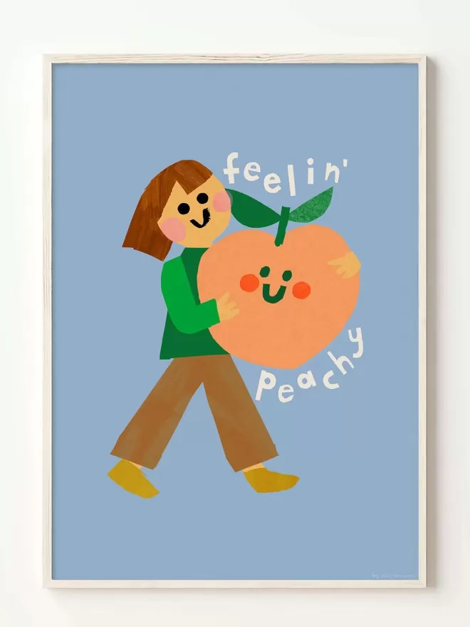 Feelin' Peachy Giclee Print