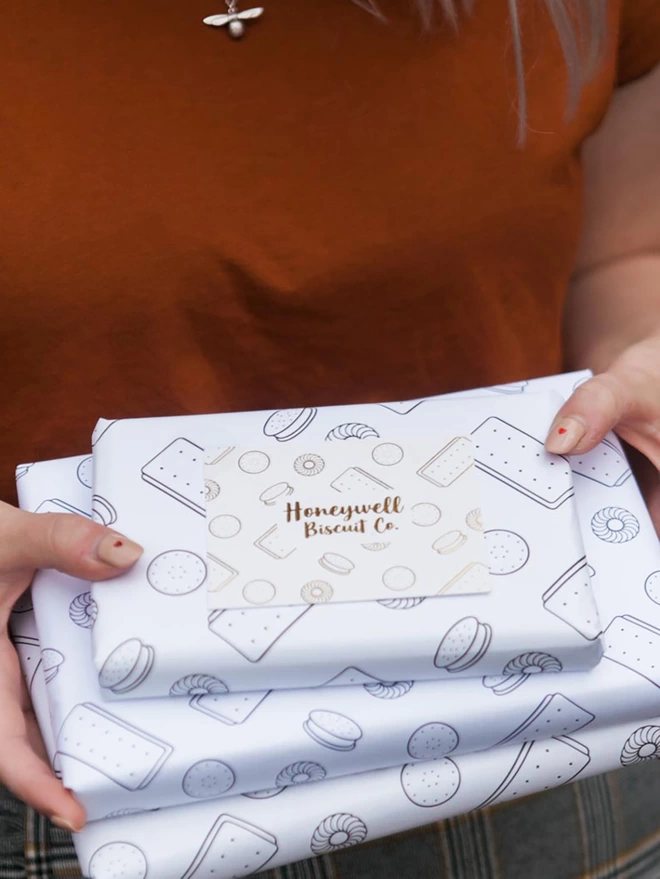 Beautiful Honeywell Bakes packaging