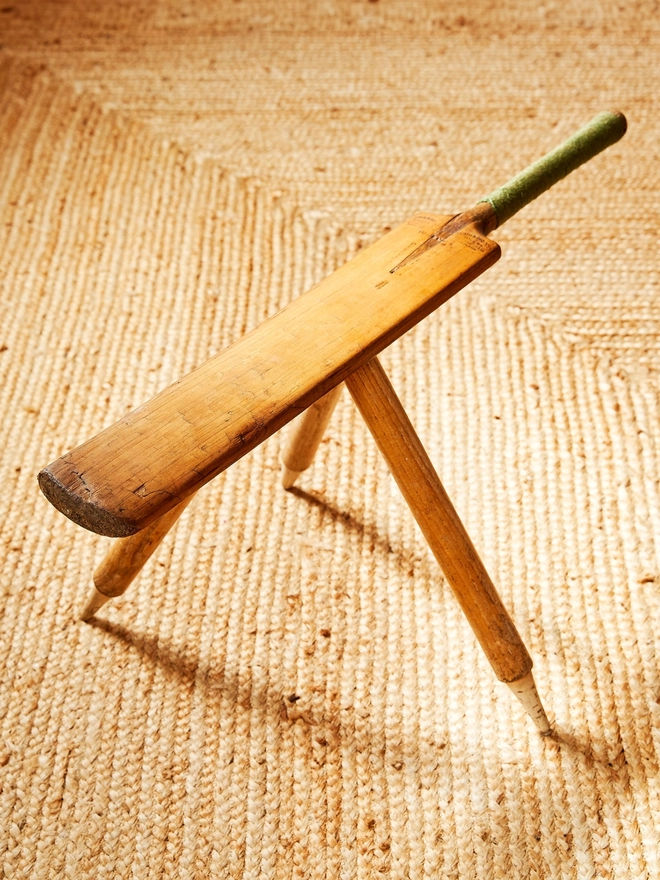 cricket bat stool