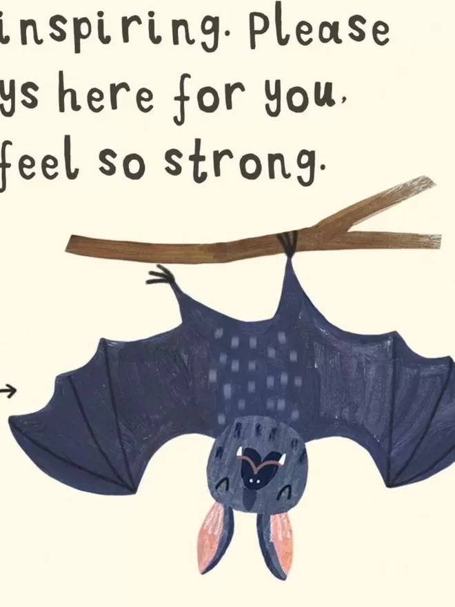 Brave Bat Card
