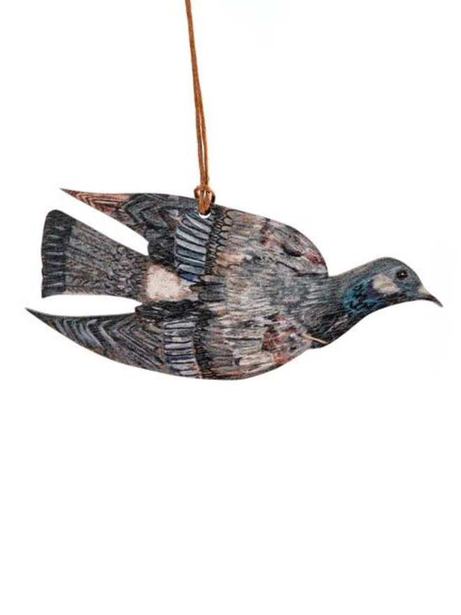 Flying Dove Wooden Hanging Decoration