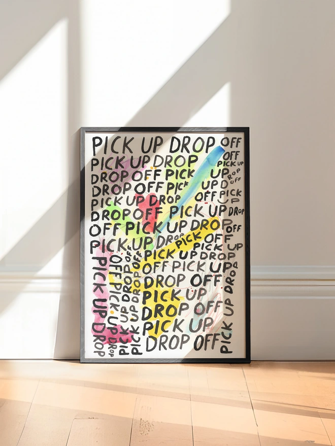 'Pick Up Drop Off' Handwritten Original Artwork