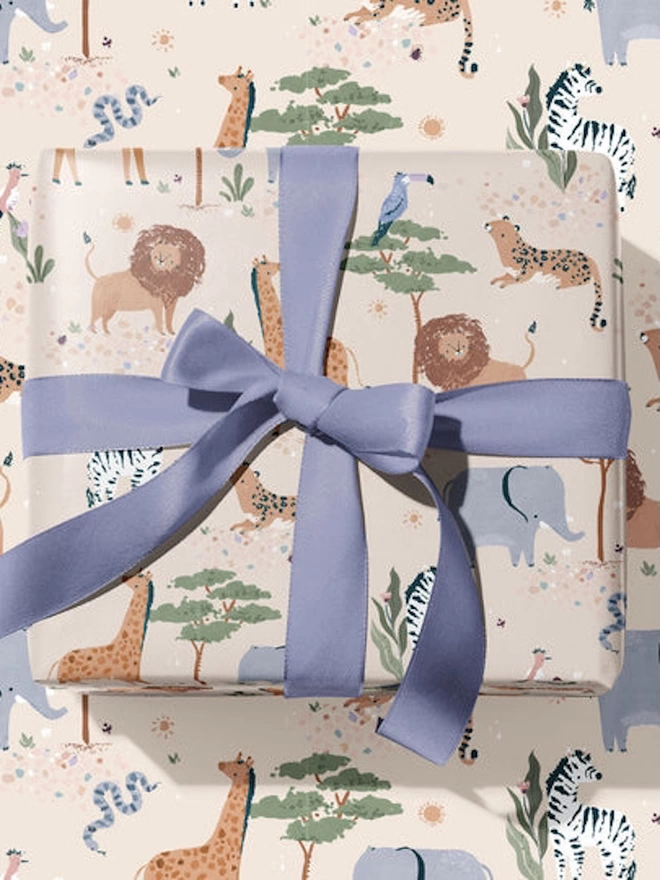 Safari Kids Gift Wrap