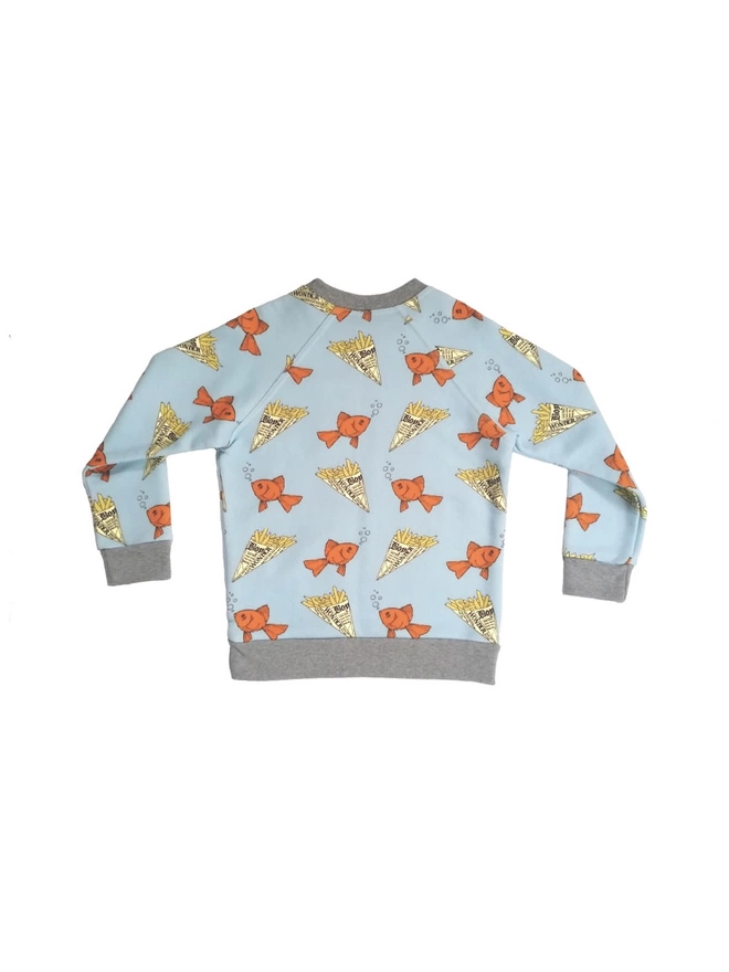 Boy wonder fish sweatshirt