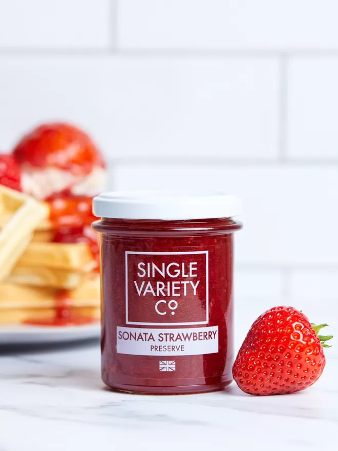 Sonata Strawberry High Fruit Preserve Jam British