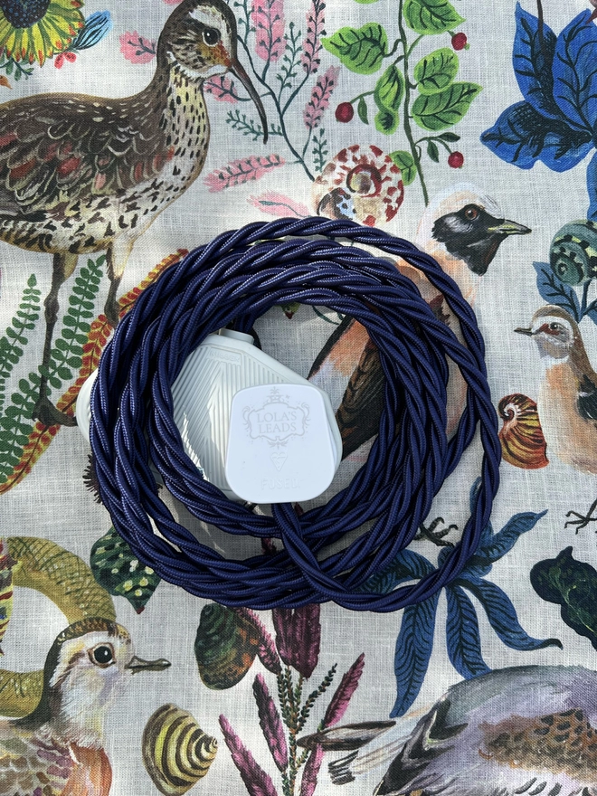 Lola's Leads Indigo - Navy Blue Extension Cable