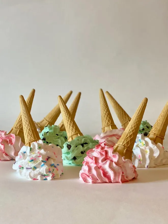 Fake food ice cream replica props