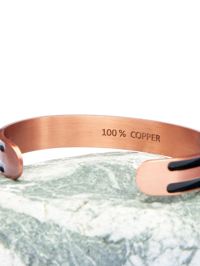 copper cuff made in uk
