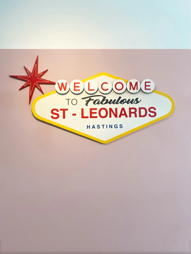 Customisable Welcome to fabulous las vegas sign 