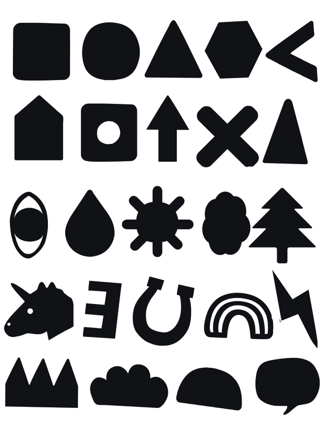 Example of shapes stamps