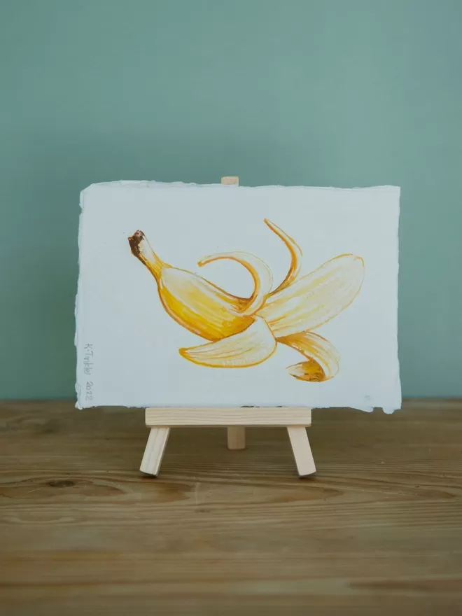Katie Tinkler illustration of a banana.