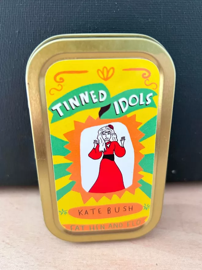 Tinned Idol - Mini Keepsake Doll - Kate Bush