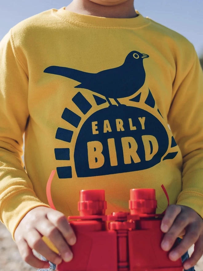 Early Bird  Kids Sweatshirt