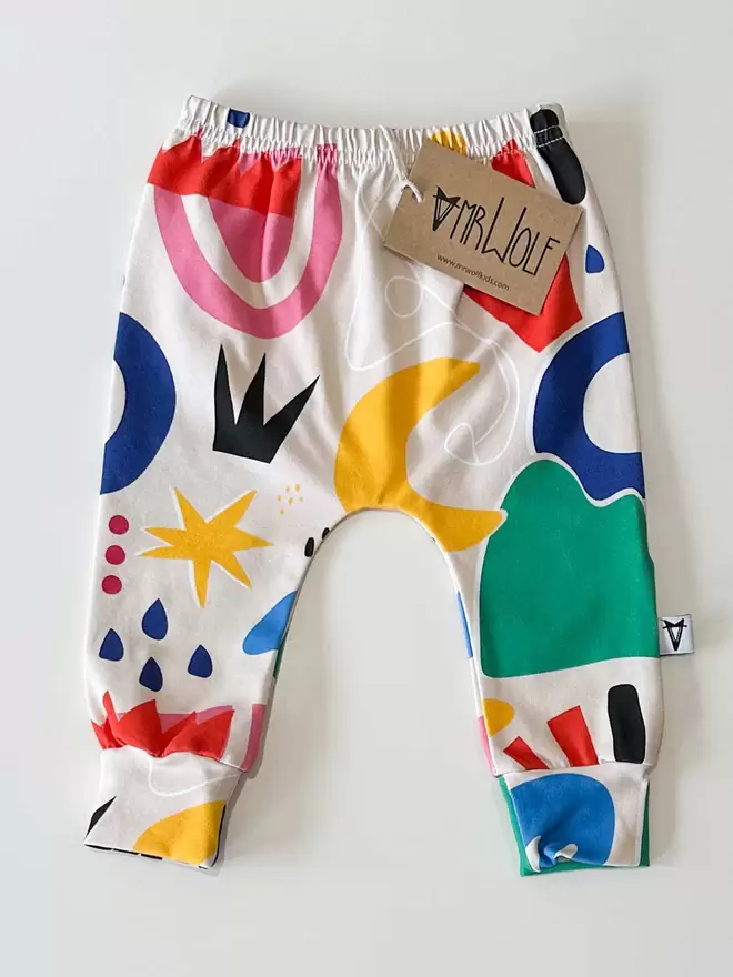 Fun art printed legging for babies and toddlers