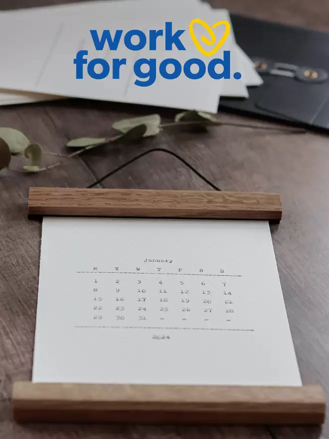 Calender and Work For Good Logo 