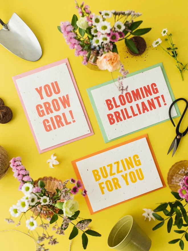 Blooming Brilliant! Plantable Card