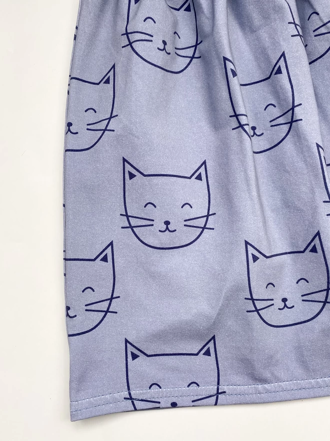 Cat midi skirt