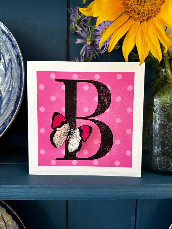 new baby butterflygram displayed in home