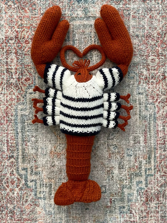 Lobster striped sweater