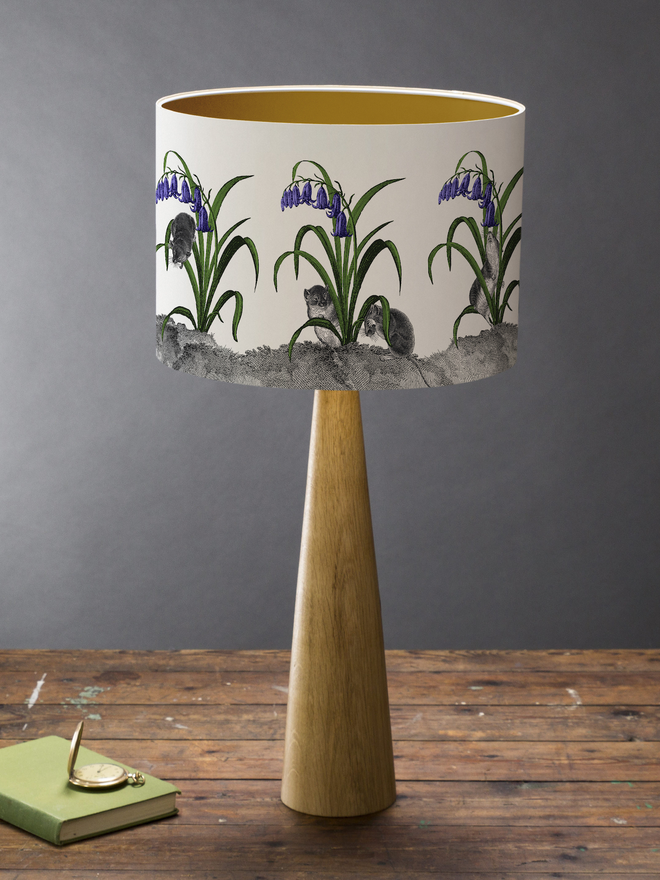 Mountain & Molehill - Mice in Bluebells Lampshade Lifestyle