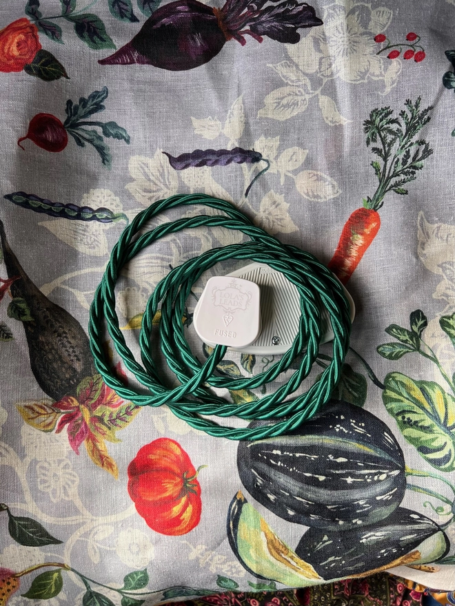 Lola's Leads Malachite - Green Extension Cable