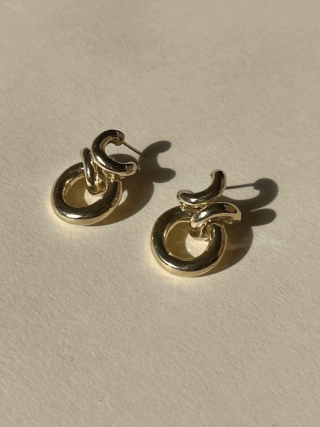 unique gold hoop earrings for special occasions
