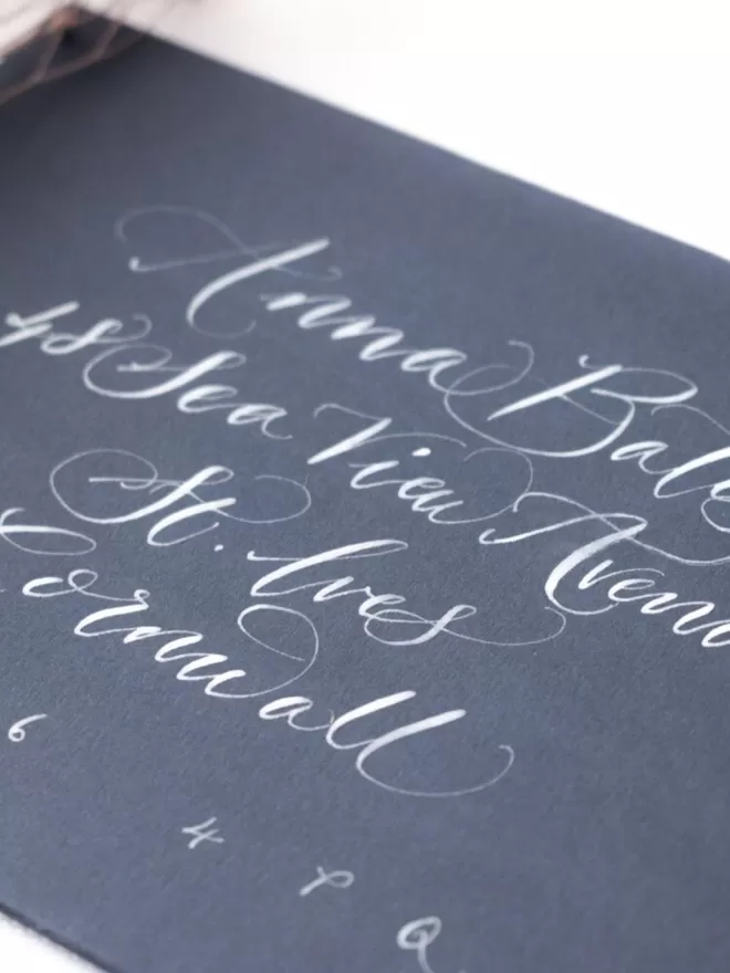 Handwritten Calligraphy Wedding Envelopes