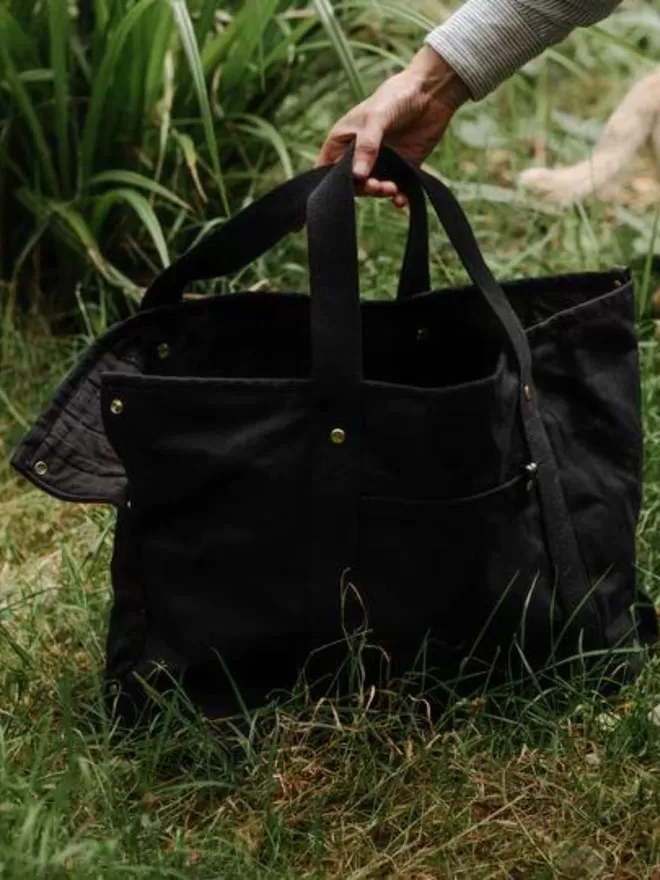 Luxury Dog Carrier Bag - Black