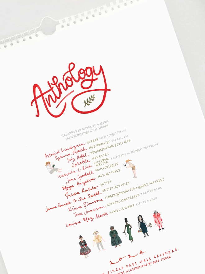 Anthology Inspirational Women 2024 Calendar
