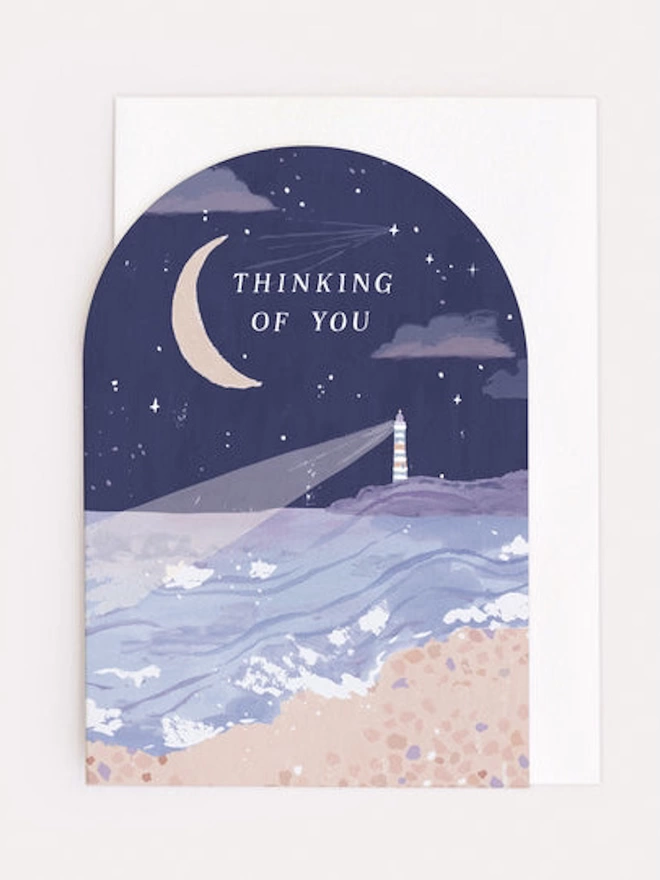 Thinking Of You Lighthouse Card