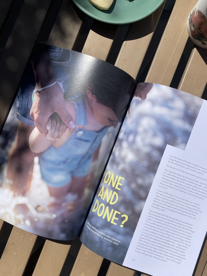 article inside Issue 20 Sonshine Magazine titled one and done?