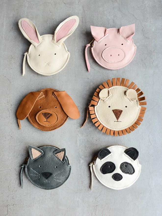 Animal Leather Coin Purse