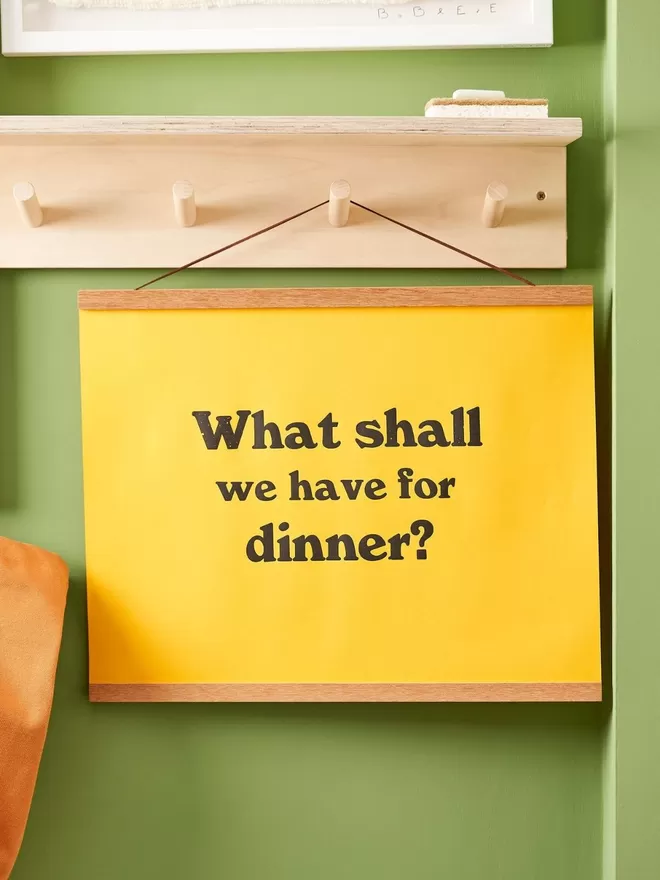 What Shall We Have for Dinner Print