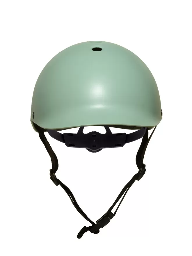 Dashel Sage Green Helmet from the front.