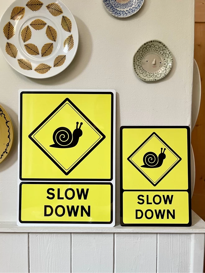 Slow Down Meditate Self Care Sign Mims & Family
