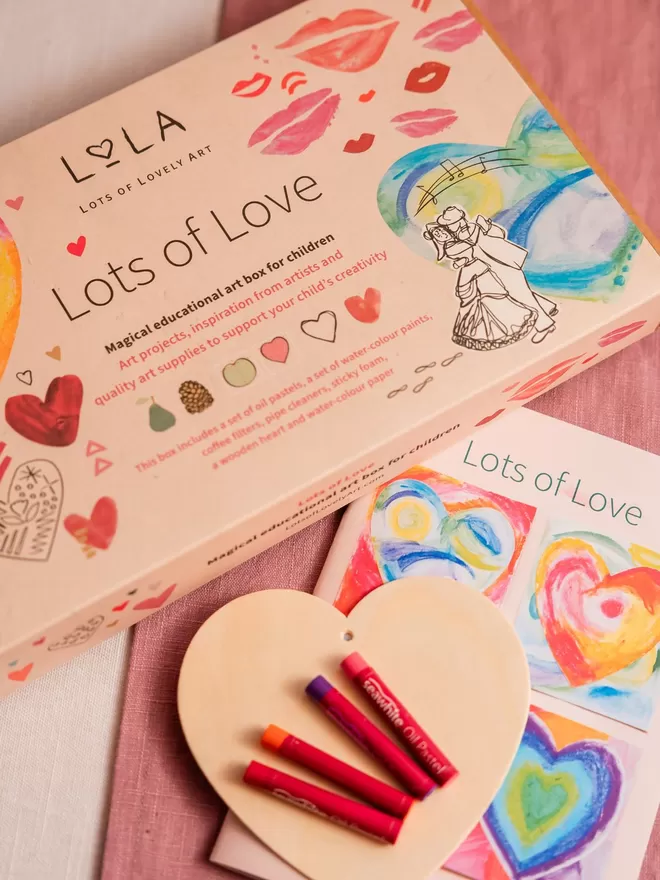 Lots of Love Art Box for children