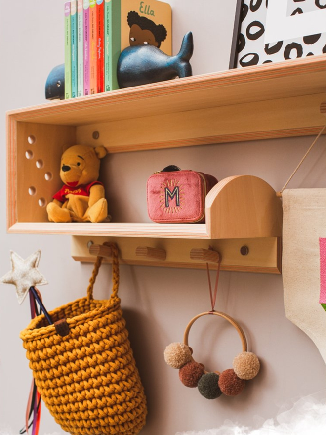Gee Whizz Colour Wall Shelves & Hooks